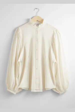 & OTHER STORIES Frill-Collar Blouse