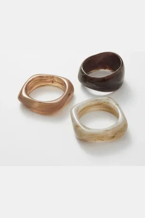 & OTHER STORIES Marbled Bangle Set