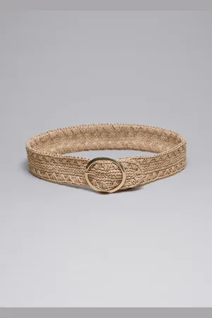 & OTHER STORIES Crochet Straw Belt
