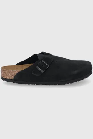 Birkenstock Semišové pantofle Boston barva
