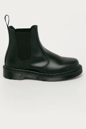 Dr. Martens Kožené kotníkové boty 2976 Mono 25685001-BLACK
