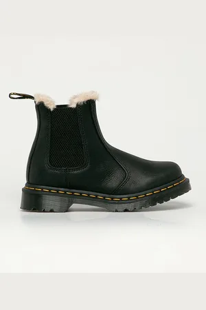 Dr. Martens Kožené kotníkové boty 2976 Leonore 21045001-BLACK