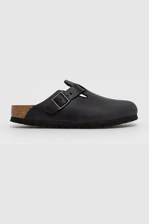 Birkenstock Kožené pantofle Boston dámské