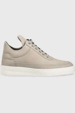 Filling pieces Semišové tenisky Low Top Ripple Nubuck béžová barva