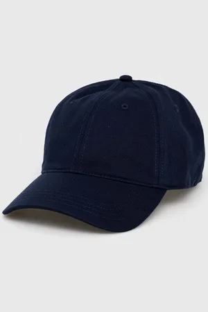 Lacoste Bavlněná baseballová čepice tmavomodrá barva