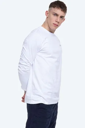WoodWood Bavlněné tričko s dlouhým rukávem Peter Longsleeve barva