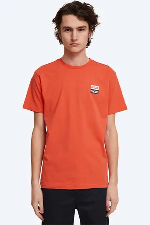 WoodWood Bavlněné tričko Boris x Fila barva