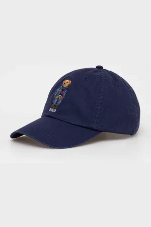 Ralph Lauren Bavlněná baseballová čepice tmavomodrá barva