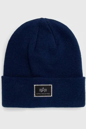 Alpha Industries Čepice X-Fit Beanie tmavomodrá barva