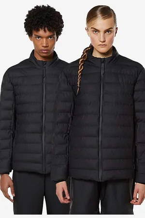 Rains Bunda Trekker Jacket 1543 BLACK barva