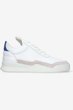 Filling pieces Kožené tenisky Low Top Ghost barva