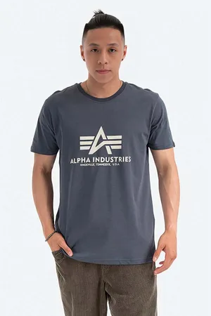Alpha Industries Bavlněné tričko barva