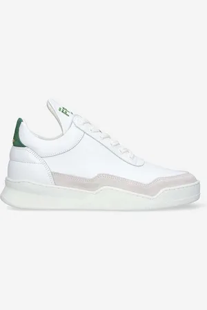 Filling pieces Kožené tenisky Low Top Ghost barva