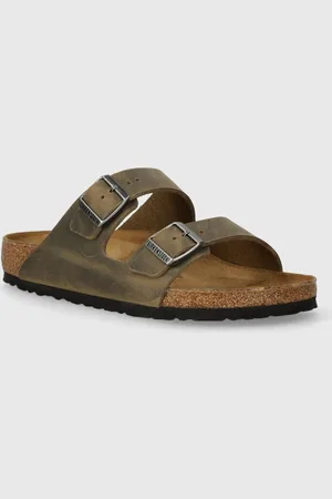 Birkenstock Nubukové pantofle Arizona barva