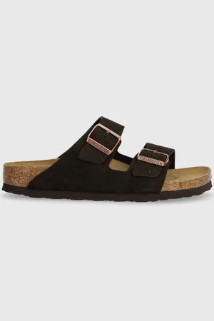 Birkenstock Semišové pantofle Arizona dámské