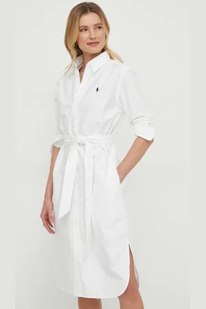 Ralph Lauren Bavlněné šaty barva