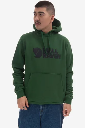 Fjällräven Bavlněná mikina Logo Hoodie pánská