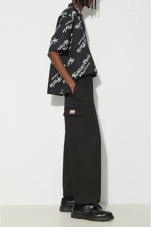 Kenzo Bavlněné kalhoty Cargo Workwear Pant barva
