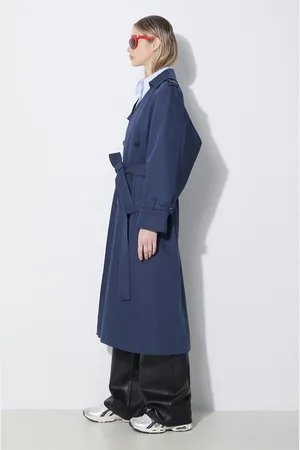 Kenzo Trench kabát Solid Elongated Kimono Trench dámský