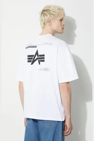Alpha Industries Bavlněné tričko Logo BP barva
