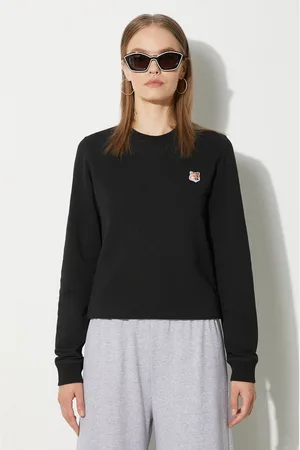 Maison Kitsuné Bavlněná mikina Fox Head Patch Regular Sweatshirt dámská