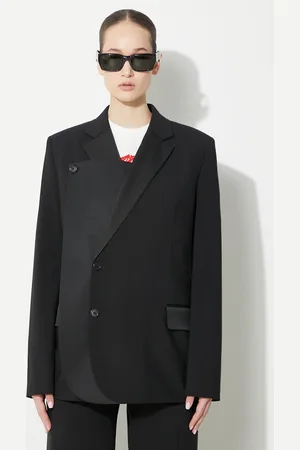 J.W.Anderson Vlněné sako Panelled Blazer barva