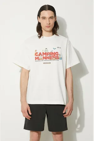 Nanga Tričko Eco Hybrid Camping Manners Wild Animals Tee barva