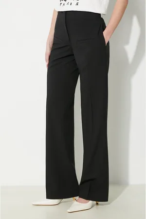 J.W.Anderson Vlněné kalhoty Front Pocket Straight Trousers barva