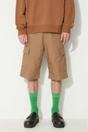 Carhartt Bavlněné šortky Regular Cargo Short černá barva