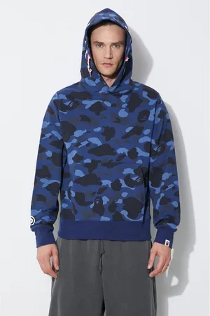 A Bathing Ape Bavlněná mikina Color Camo Shark Pullover Hoodie pánská