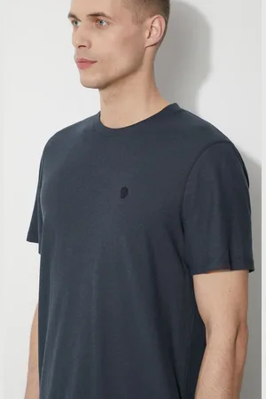 Fjällräven Tričko Hemp Blend tmavomodrá barva