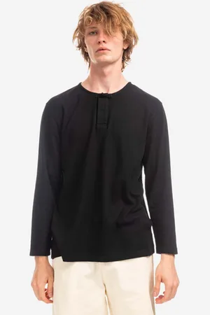 CLOTTEE Tričko s dlouhým rukávem Frog Knot Henley barva