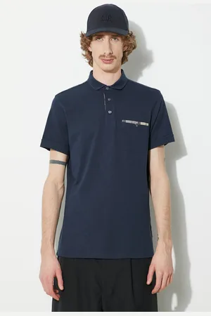 Barbour Bavlněné polo tričko Corpatch Polo tmavomodrá barva