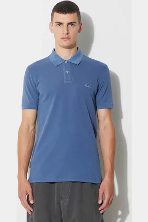 Woolrich Polo tričko tmavomodrá barva