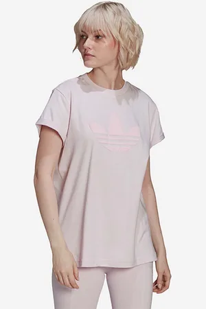 adidas Bavlněné tričko barva