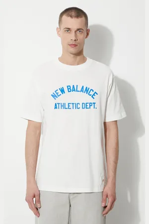 New Balance Bavlněné tričko barva