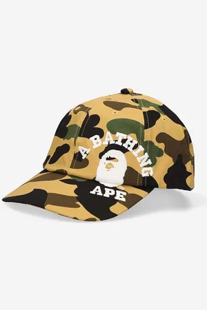 A Bathing Ape Bavlněná baseballová čepice barva