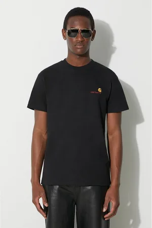 Carhartt Bavlněné tričko S/S American Script T-Shirt barva