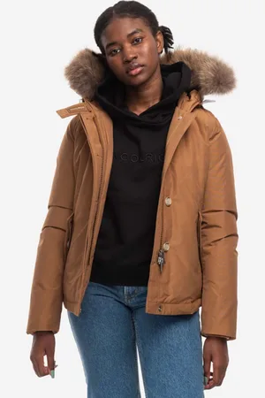 Woolrich Péřová bunda Polar High Collar Fur Parka CFWWOU0548FRUT000 dámská