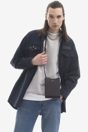 A.P.C. Košile Surchemise Mainline tmavomodrá barva