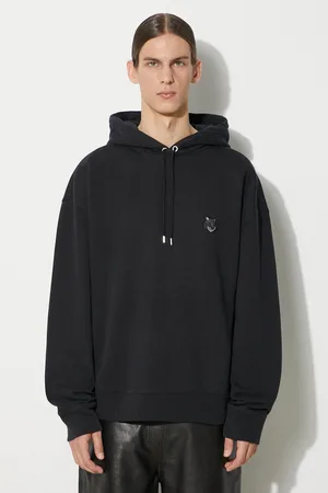 Maison Kitsuné Bavlněná mikina Bold Fox Head Patch Oversize Hoodie pánská