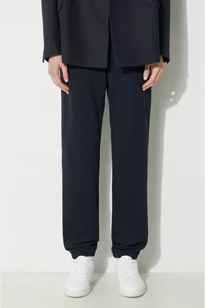 Fred Perry Bavlněné tepláky Loopback Sweatpant tmavomodrá barva