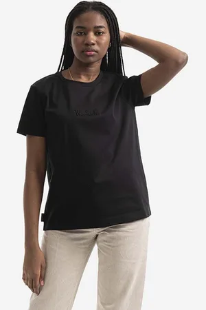 Woolrich Bavlněné tričko Logo T-shirt CFWWTE0056FRUT297 barva