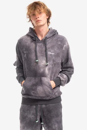 CLOTTEE Bavlněná mikina Script Tie Dye Hoodie pánská