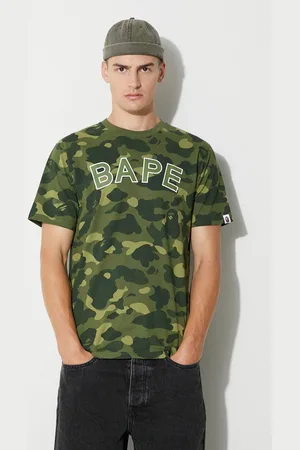 A Bathing Ape Bavlněné tričko barva