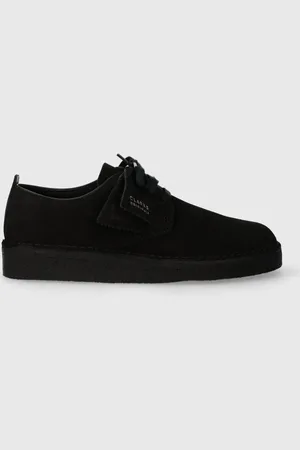 Clarks Semišové polobotky Coal London pánské