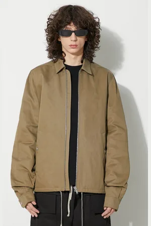 Rick Owens Bavlněná bunda Rick Owens barva