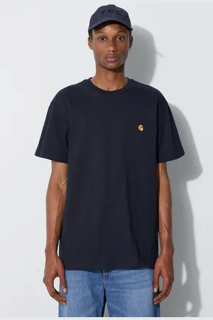 Carhartt Bavlněné tričko Chase oranžová barva