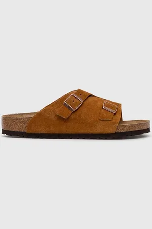 Birkenstock Semišové pantofle Zürich pánské