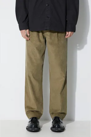 Maharishi Manšestrové kalhoty Loose Chino barva